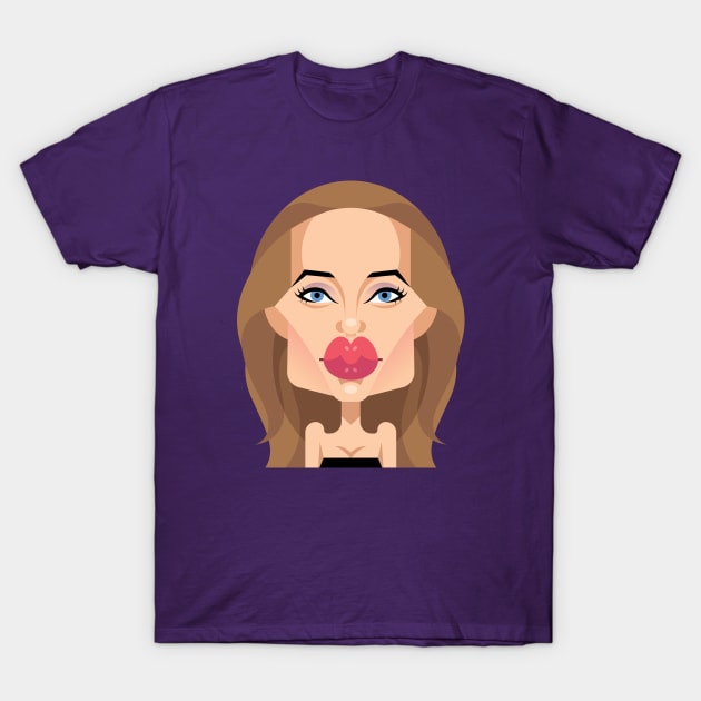 ANGEL lina Jolie T-Shirt by Kaexi